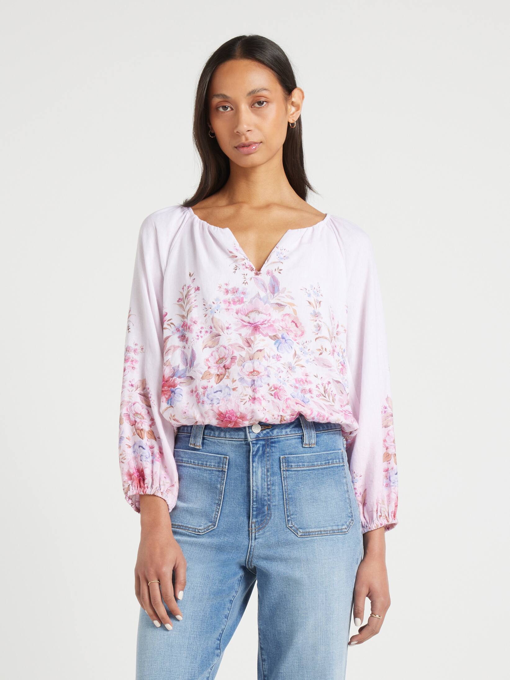Binny Bubble Hem Blouse