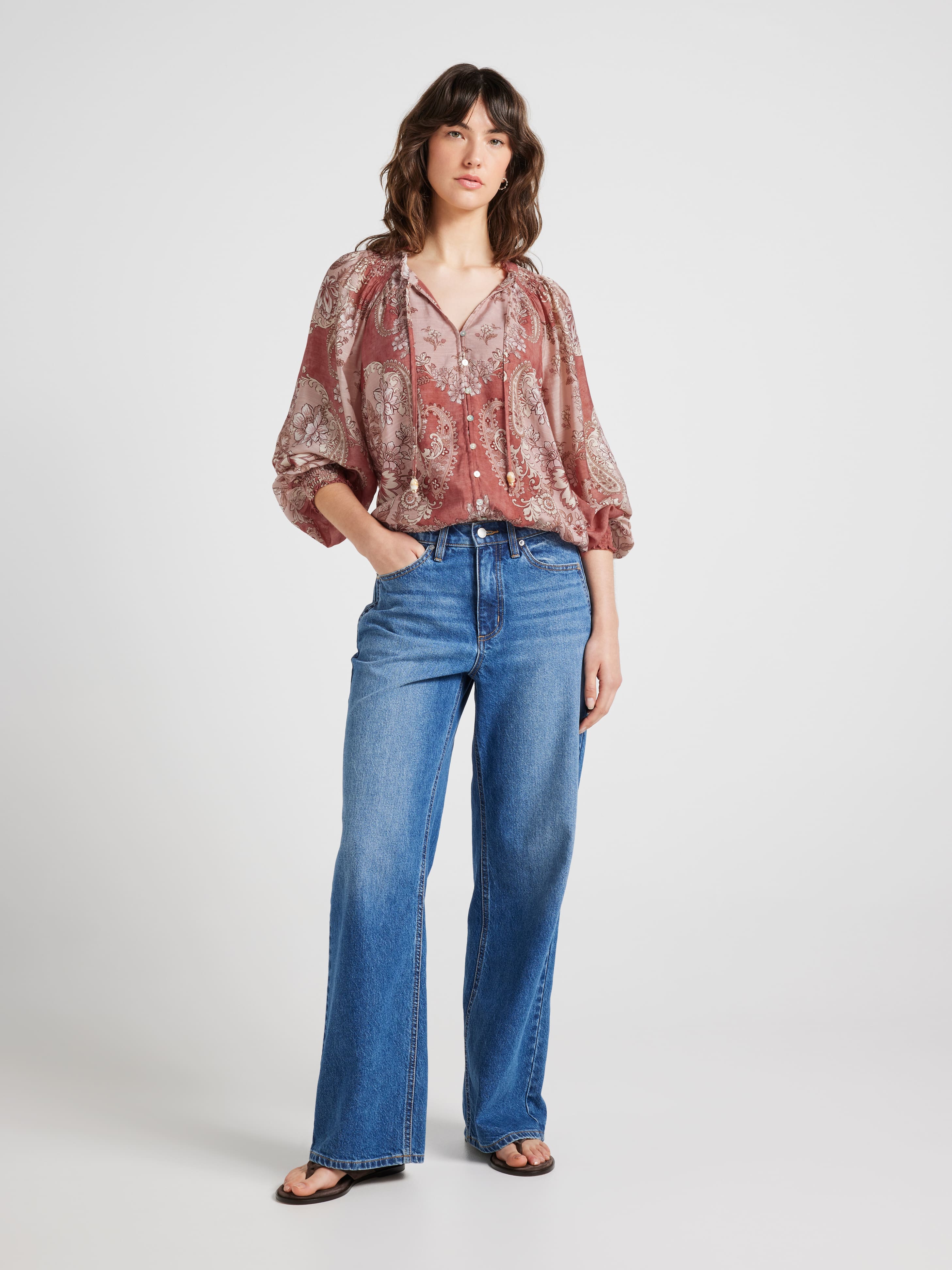 Blair Bubble Hem Top