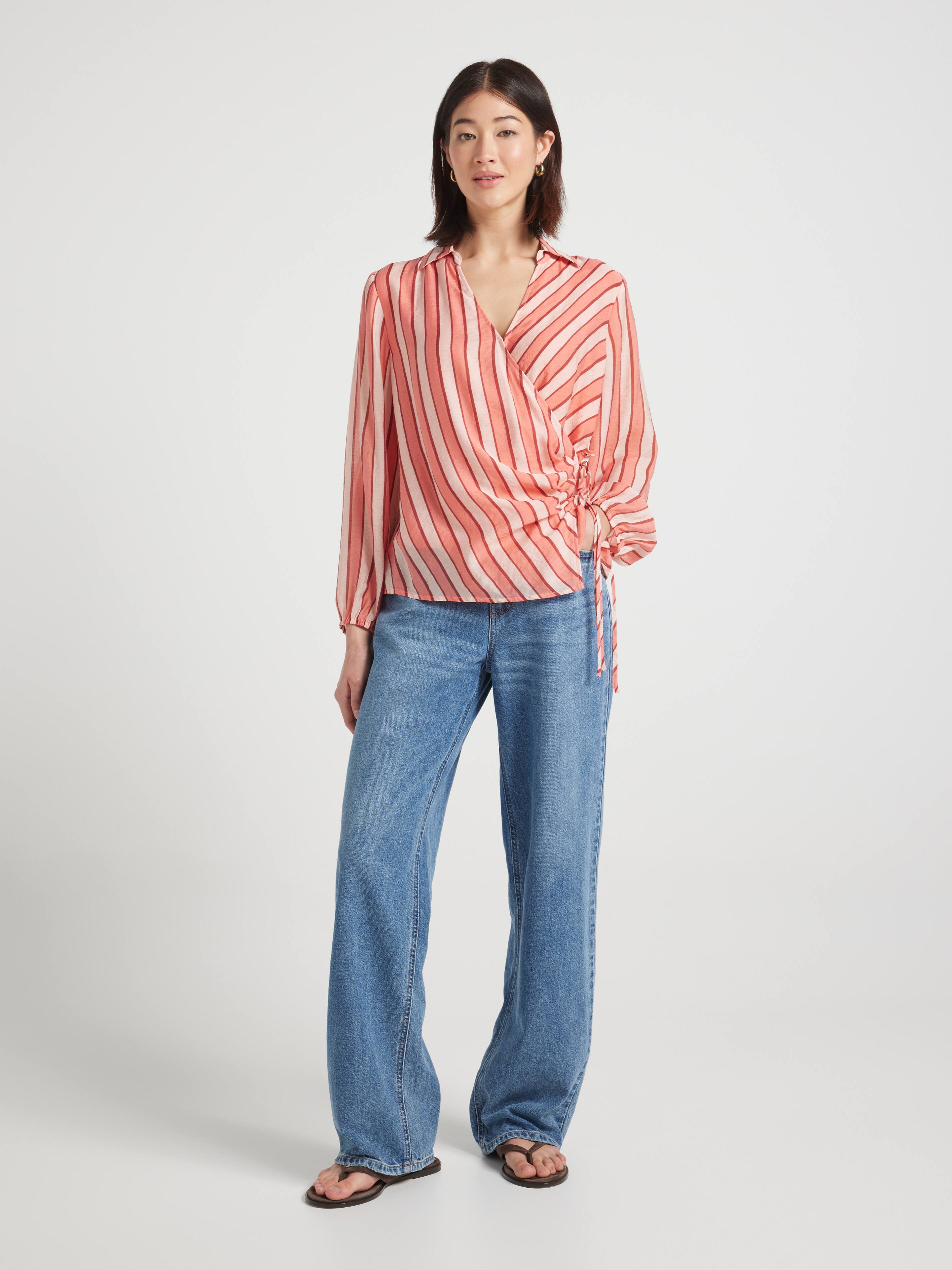 Brooke Wrap Blouse