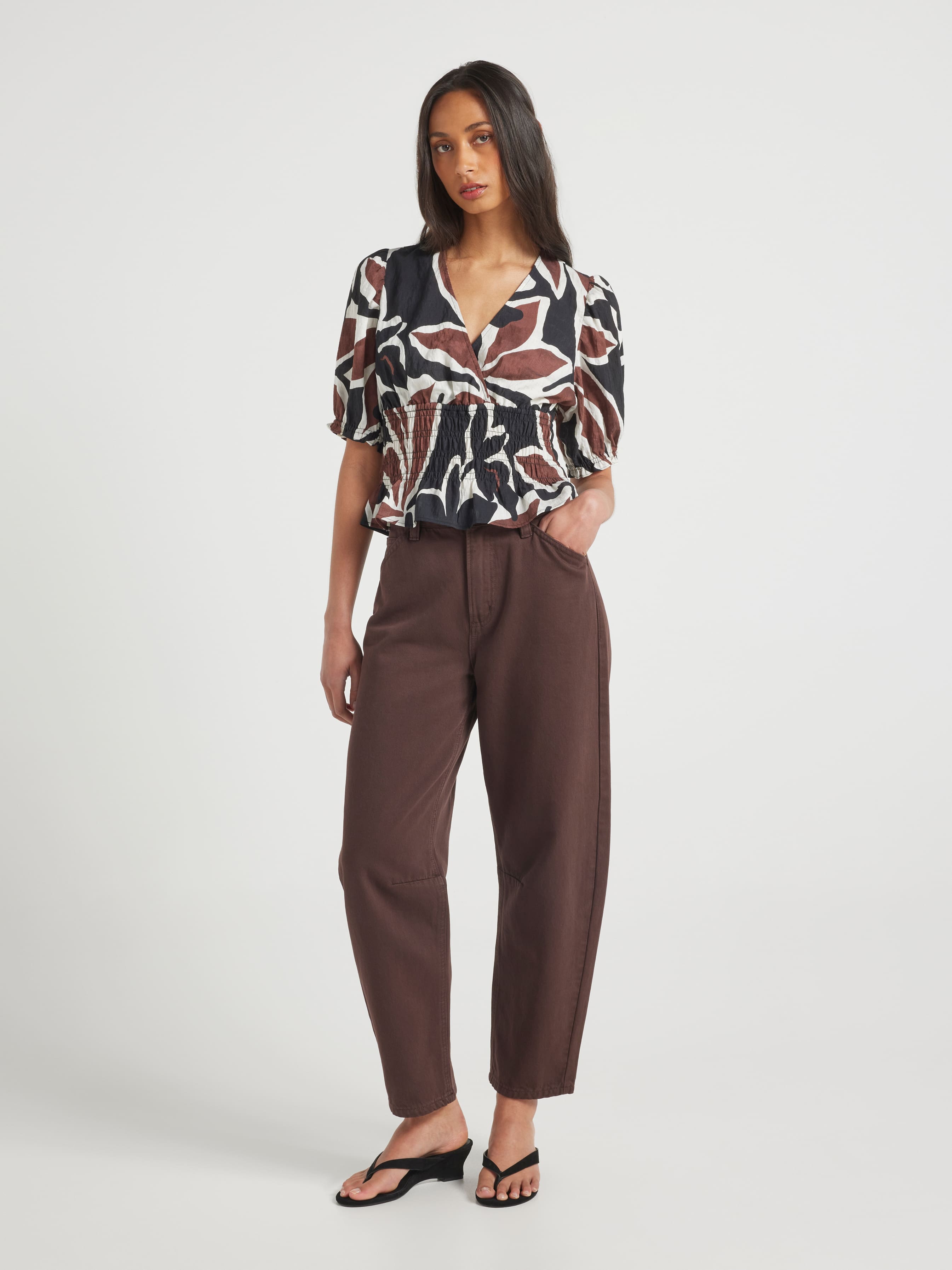 Bronwyn Shirred Top