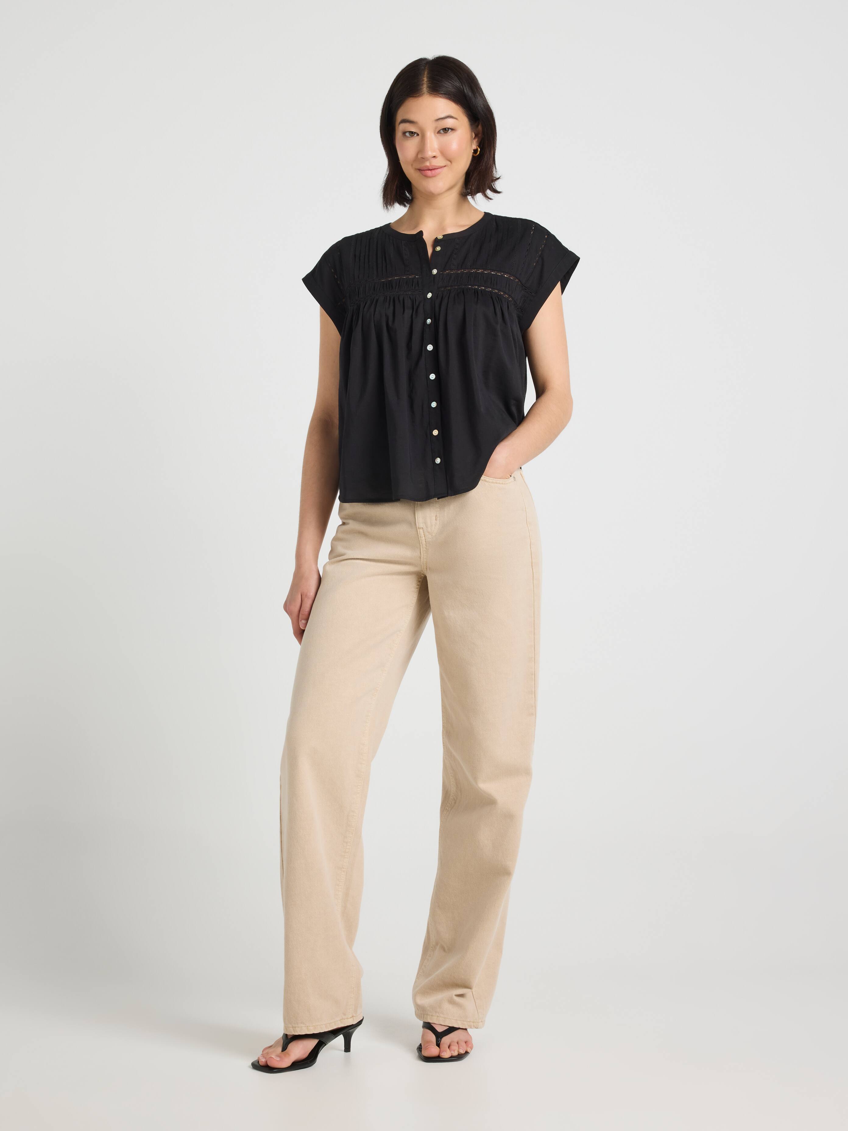 Corinne Lace Insert Top