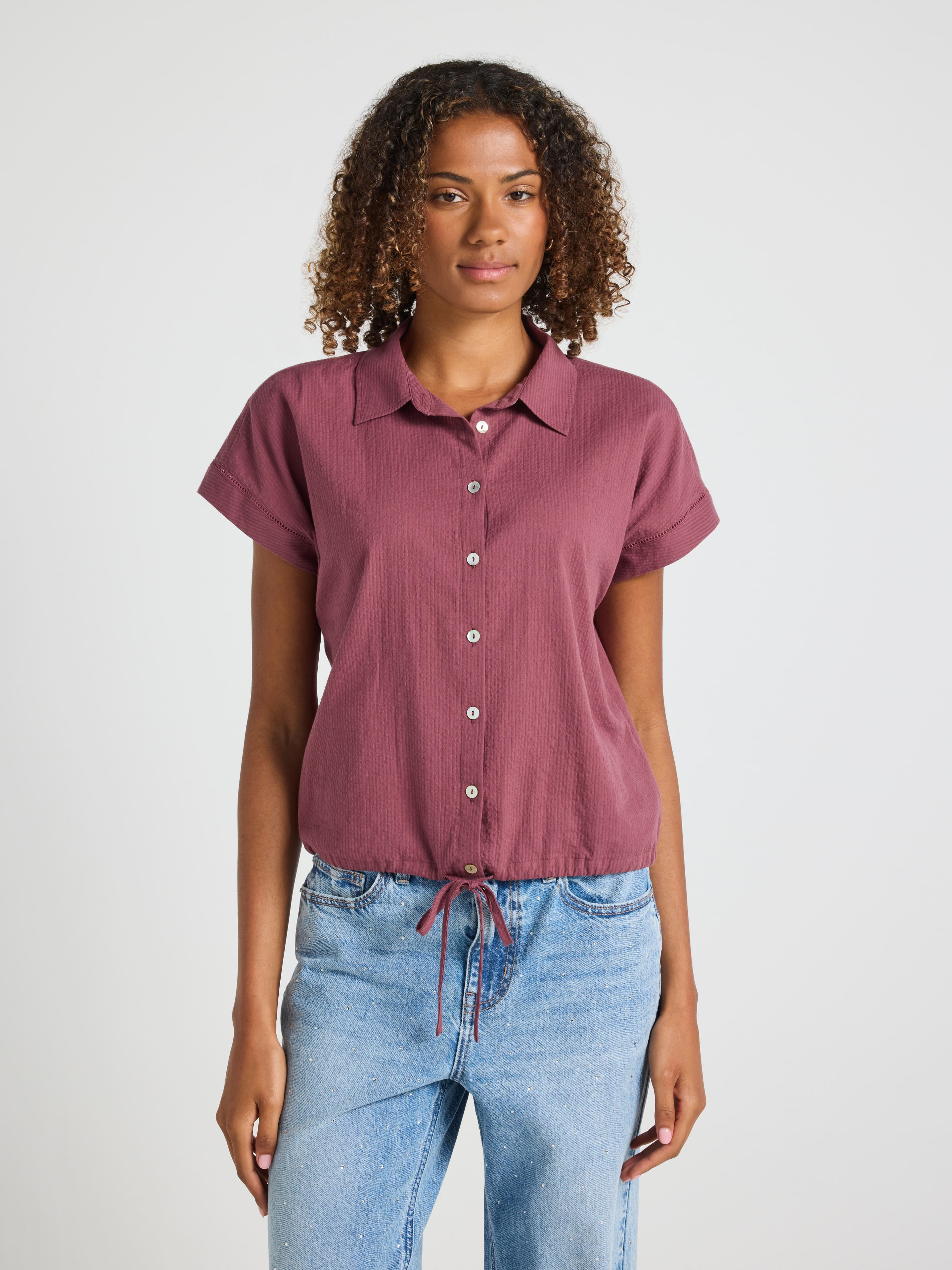 Octavia Bubble Hem Top