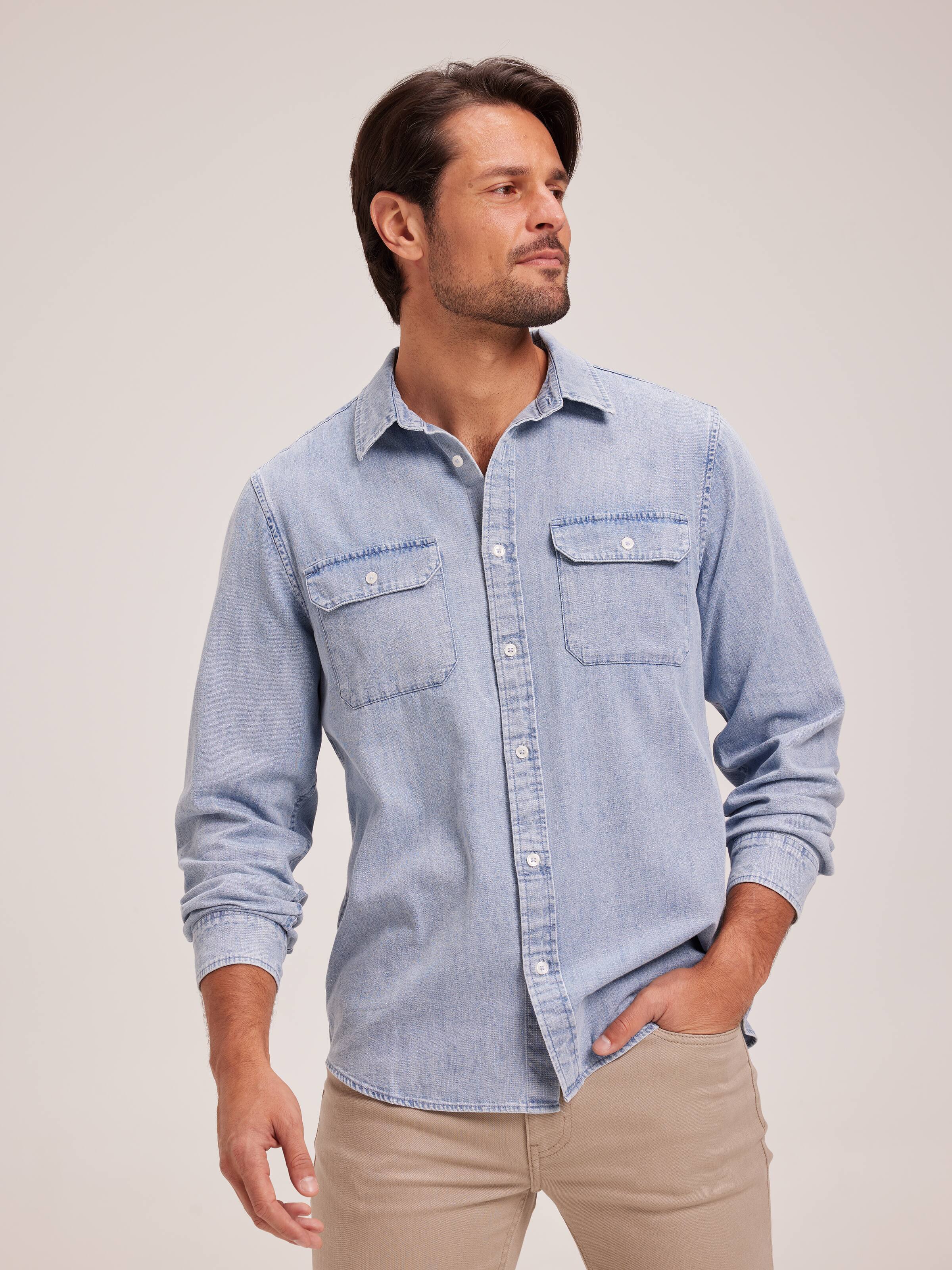 Denim Utility Shirt