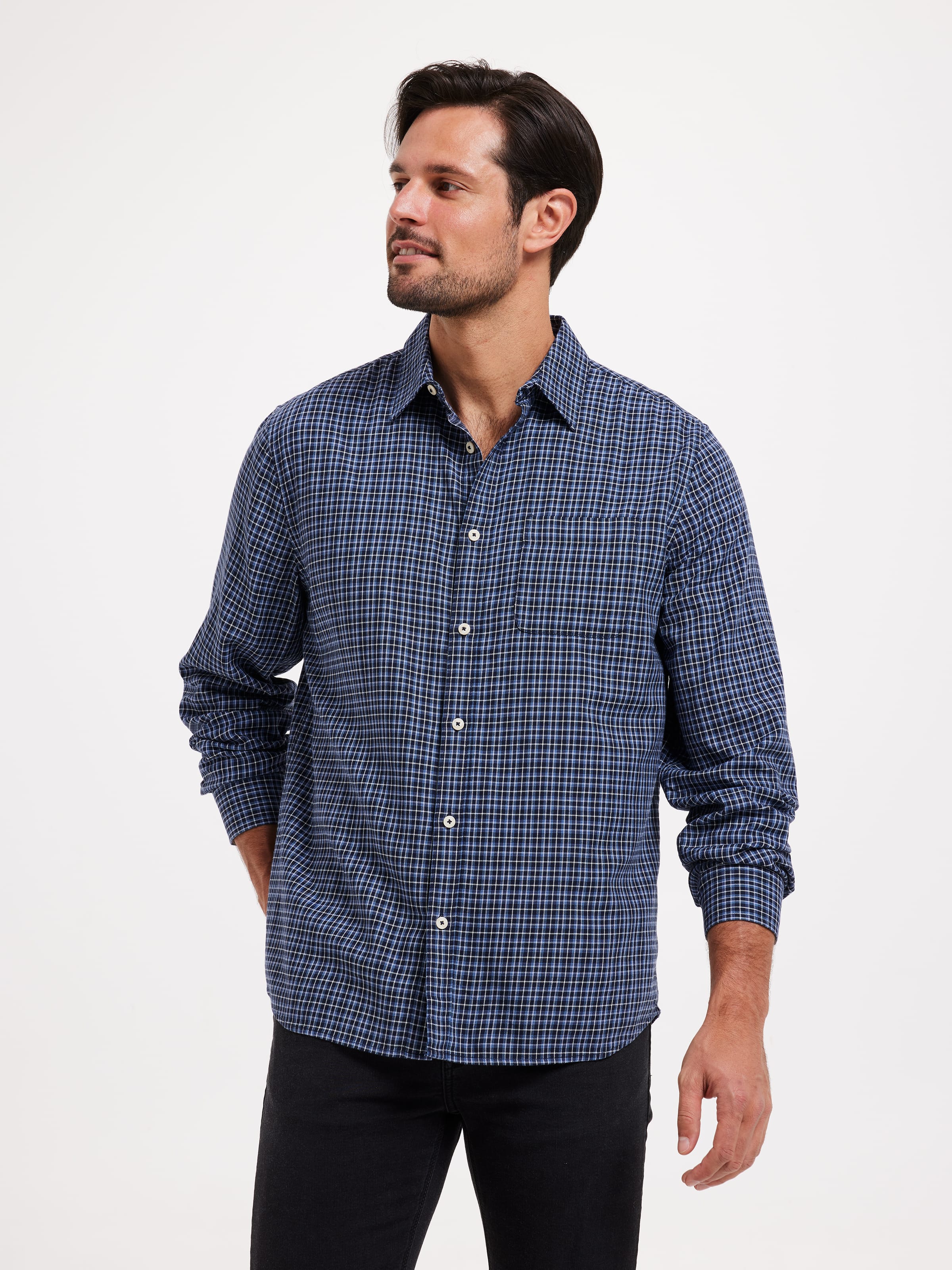 Long Sleeve Skate Check Shirt