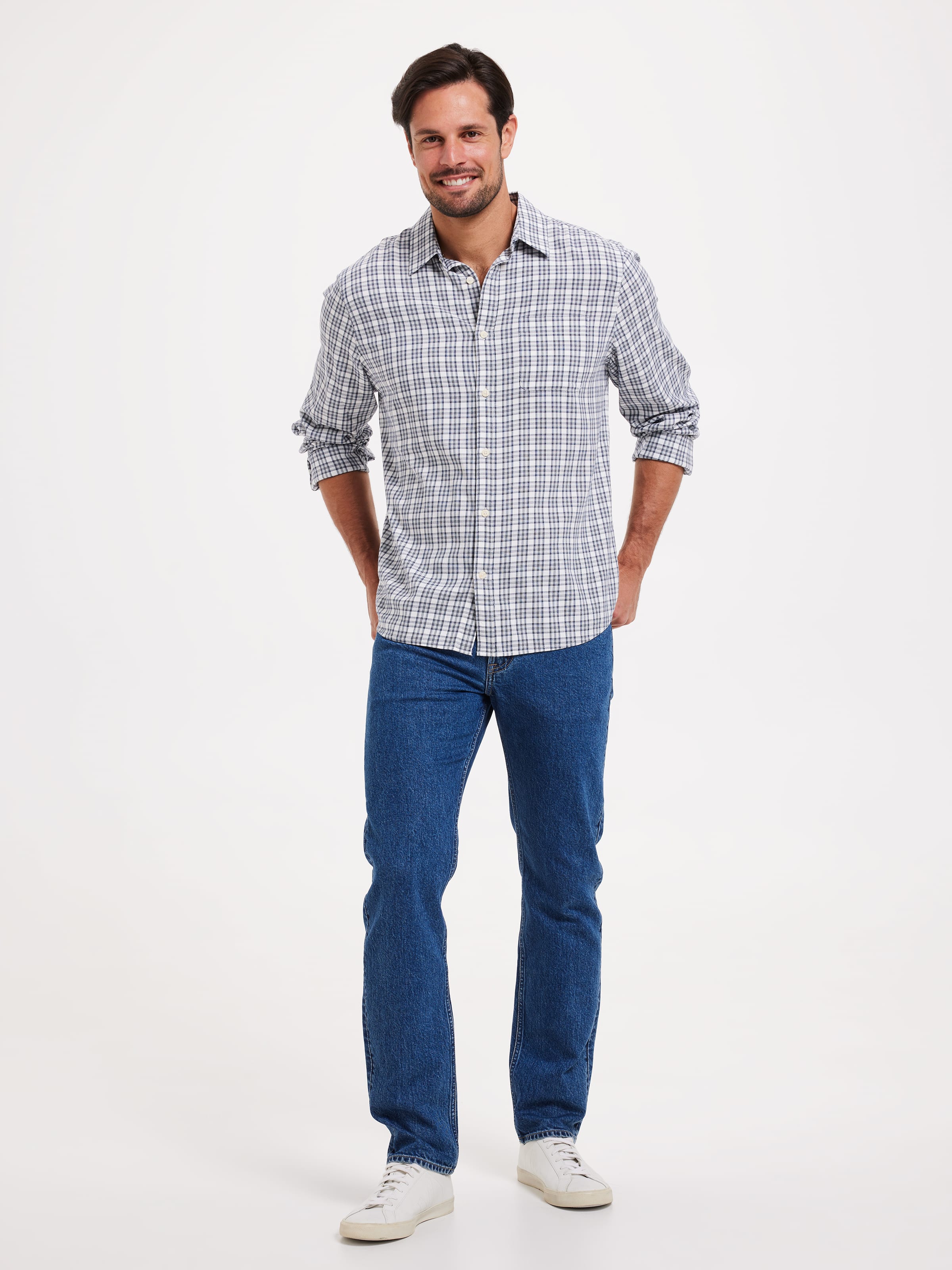 Long Sleeve Skate Check Shirt