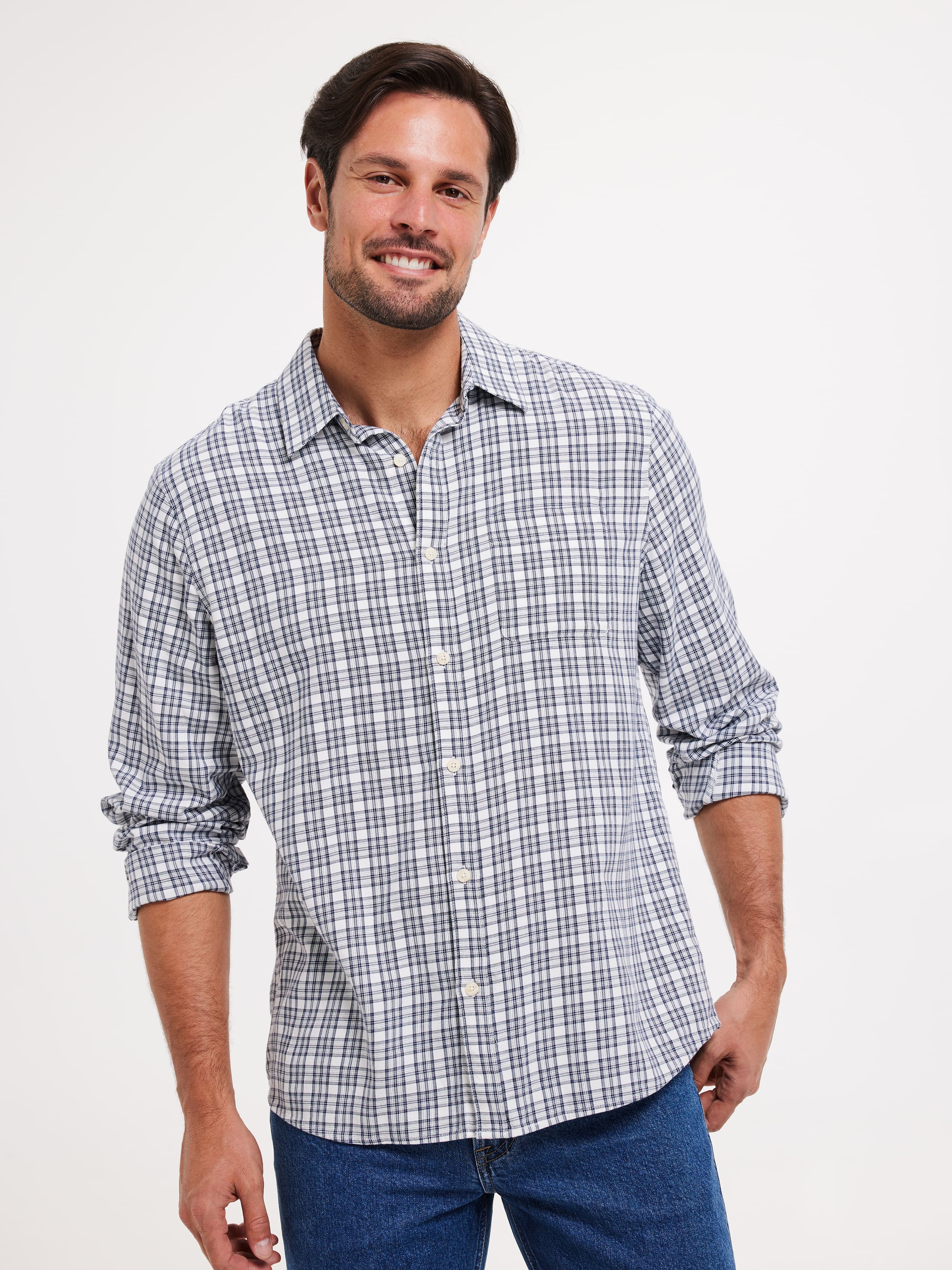 Long Sleeve Skate Check Shirt