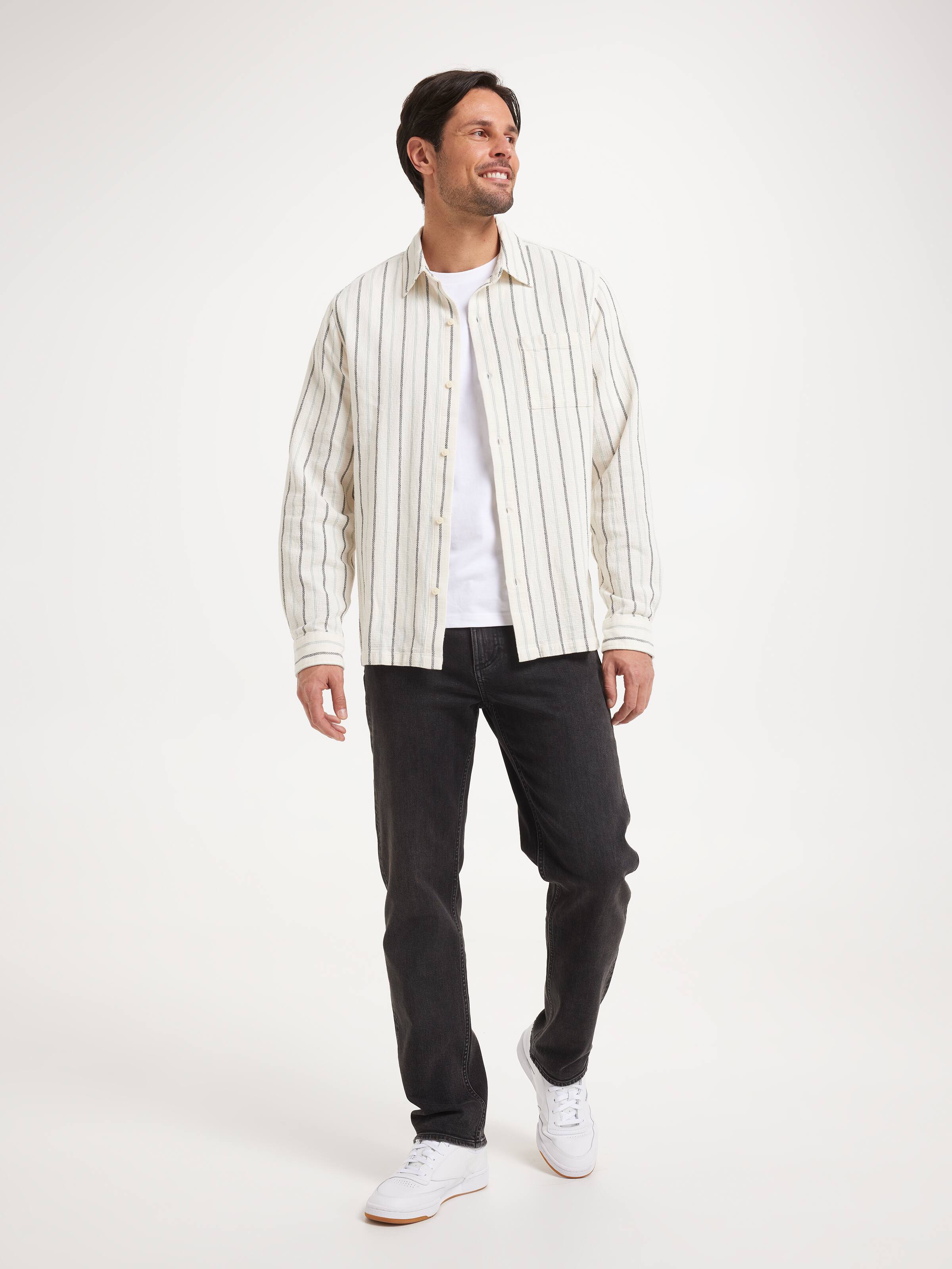 Textured Stripe Shirt
