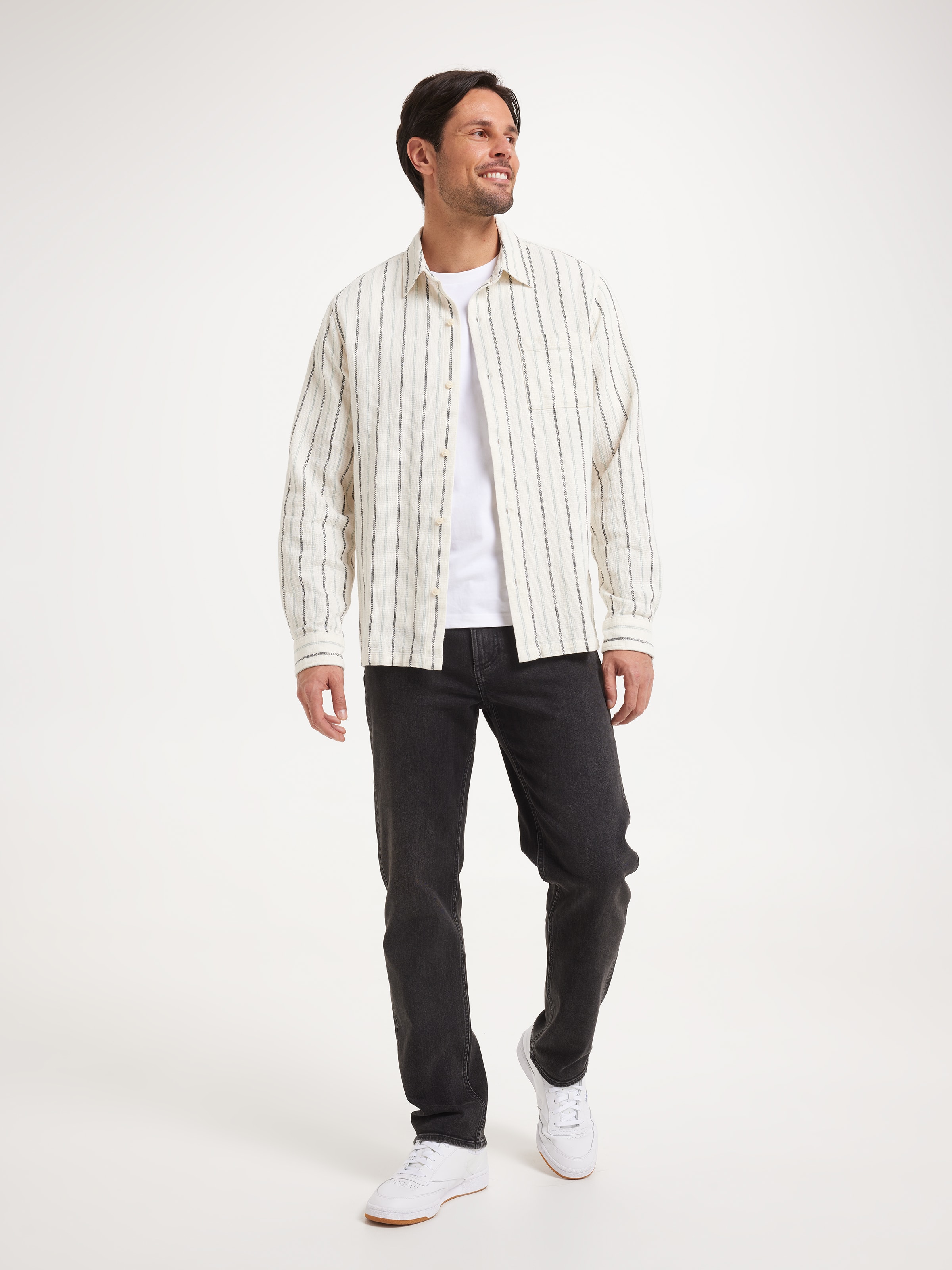Textured Stripe Shirt