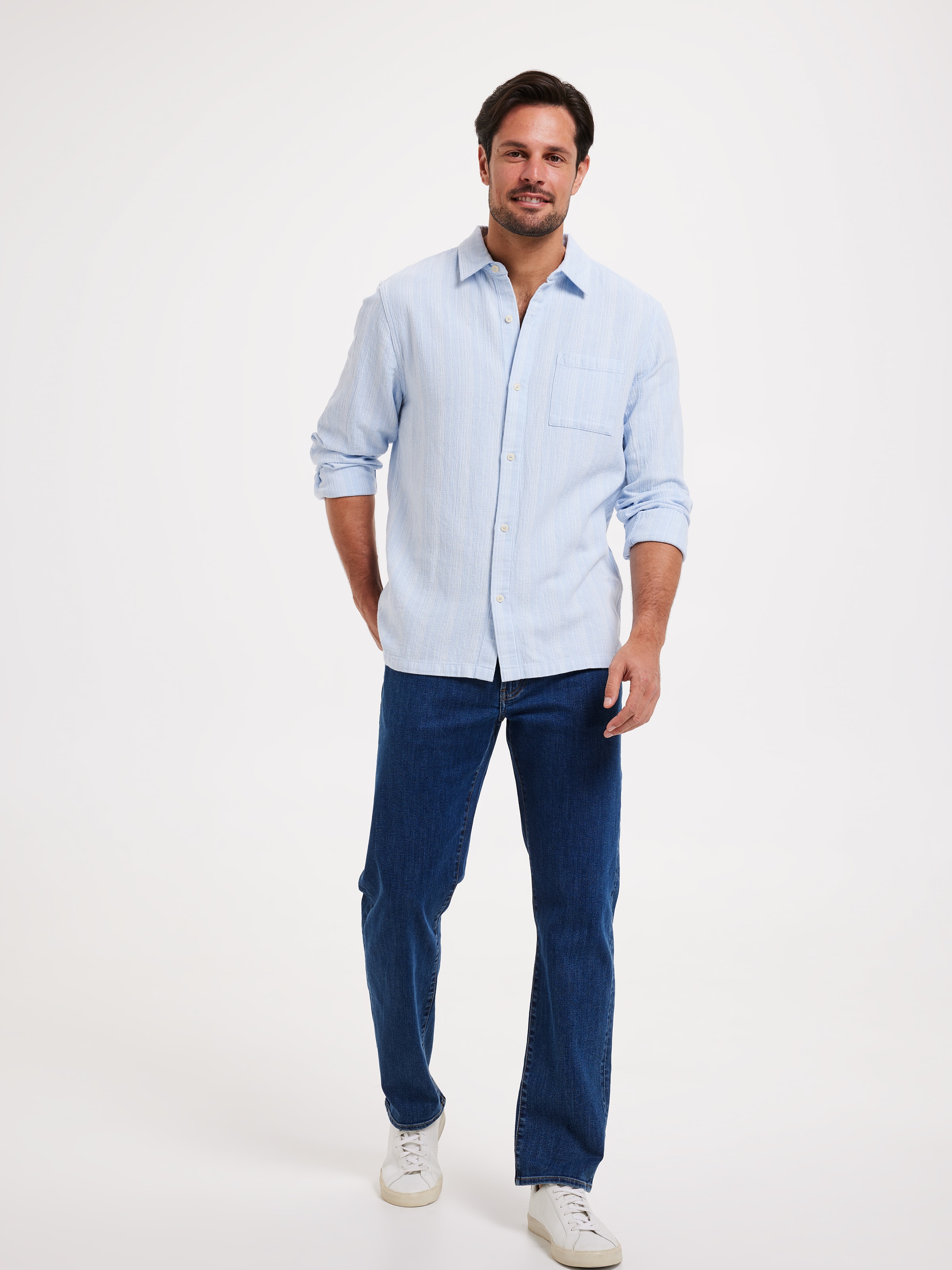 Textured Stripe Shirt