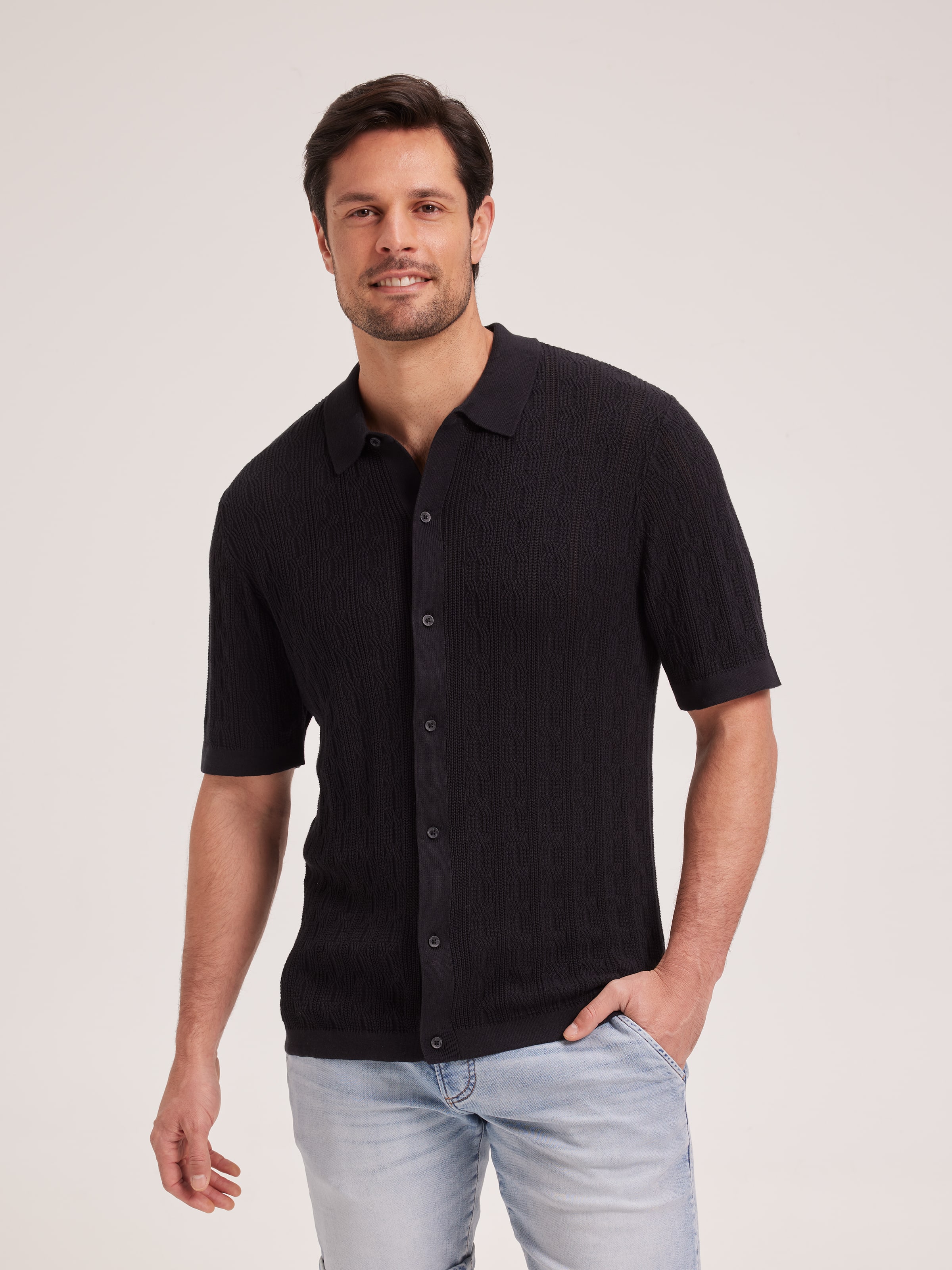 Cable Knit Shirt