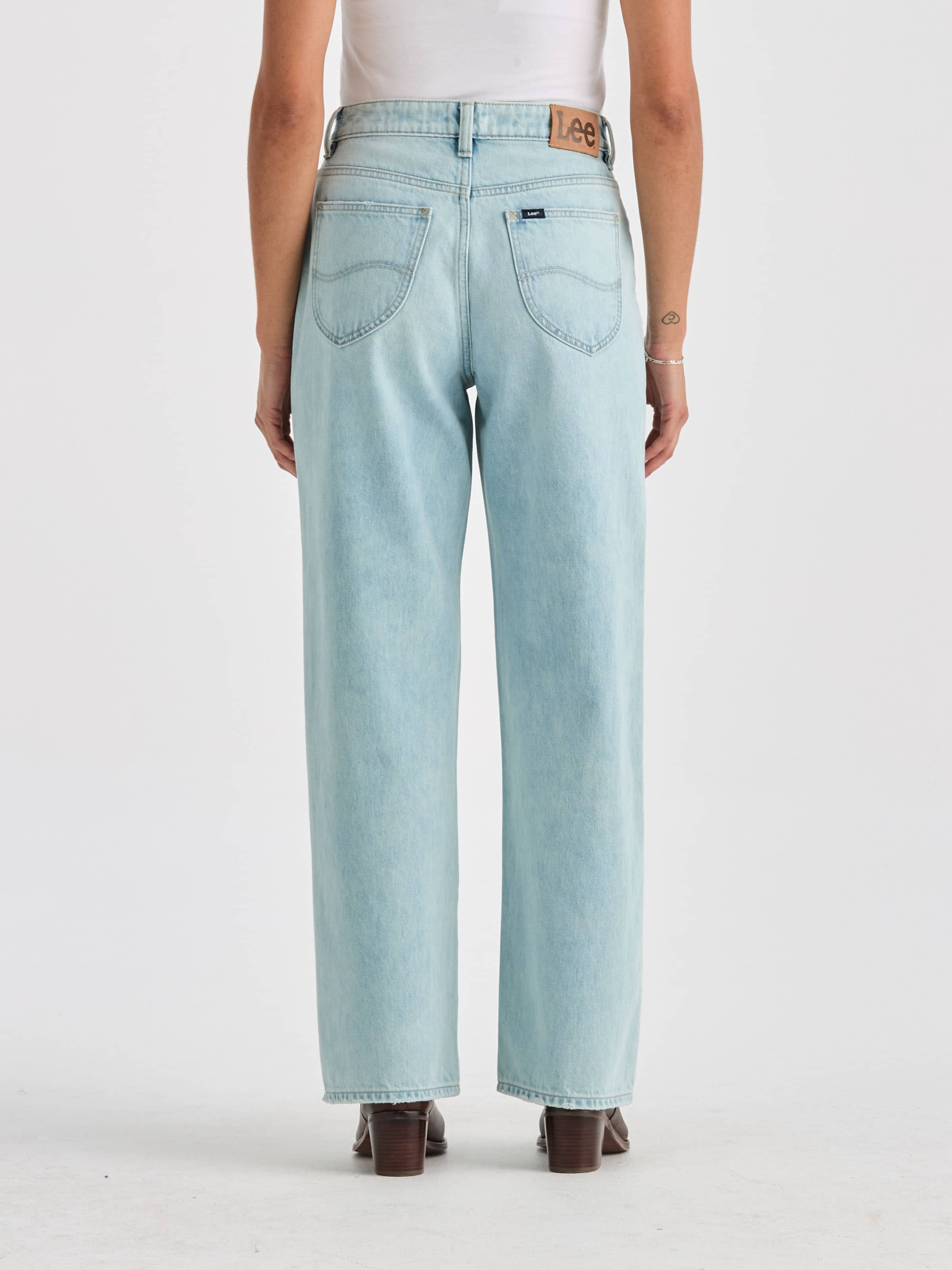 Originals Lwm High Wide Leg In Soft Blue