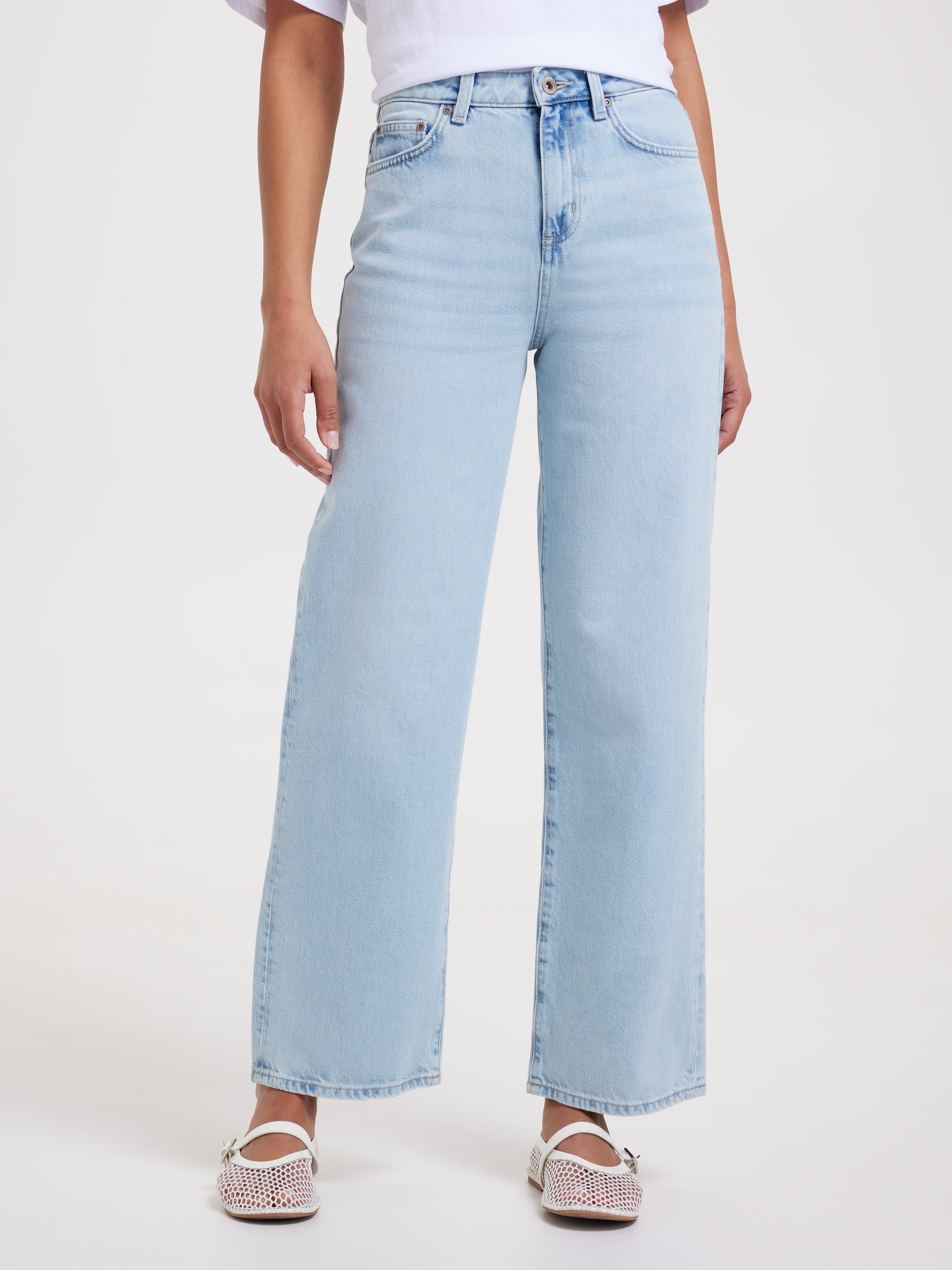 Originals High Wide Leg In Soft Blue