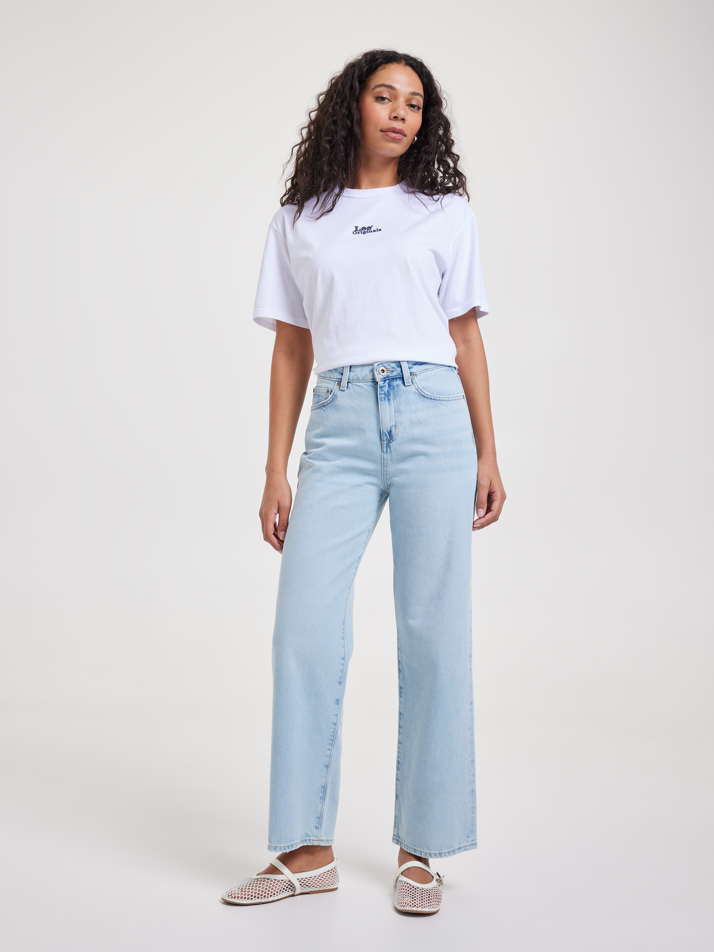 Originals High Wide Leg In Soft Blue