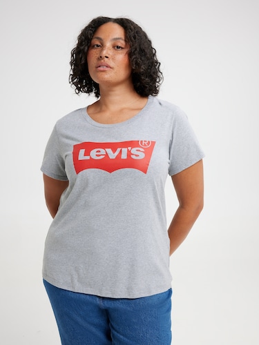 Curve Perfect Tee In Grey                                                                                                       