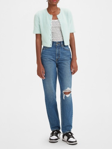 High Waisted 80'S Mom Jean In Boo Boo                                                                                           