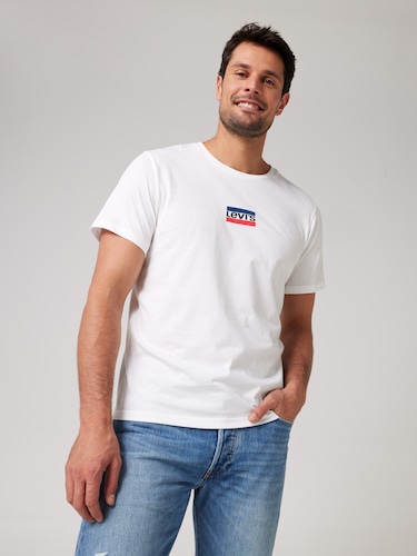 Graphic Crew Neck Tee In Mini Sportswear White                                                                                  