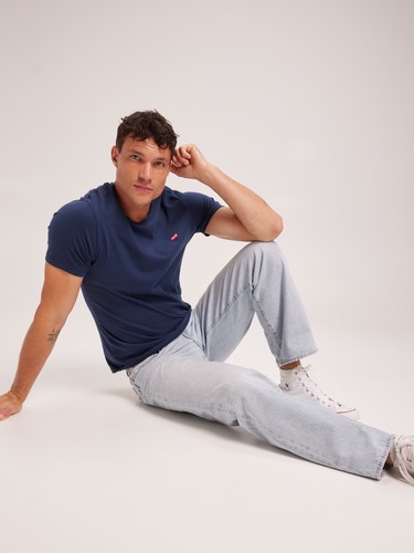 568 Stay Loose Jeans In Baby Blue Essentials                                                                                    