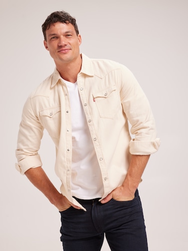 Barstow Western Shirt In White                                                                                                  