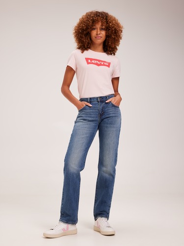 Middy Straight Jean In On Trend