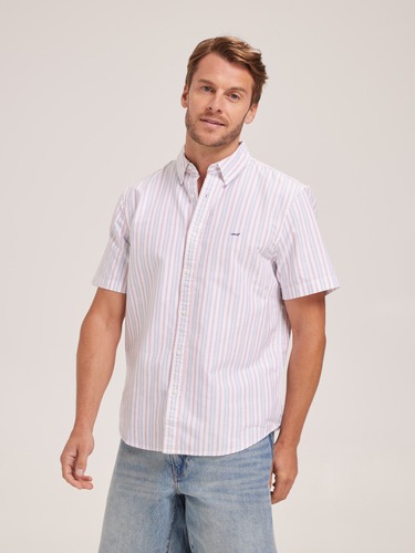 Authentic Button Down In Cupertino Stripe                                                                                       
