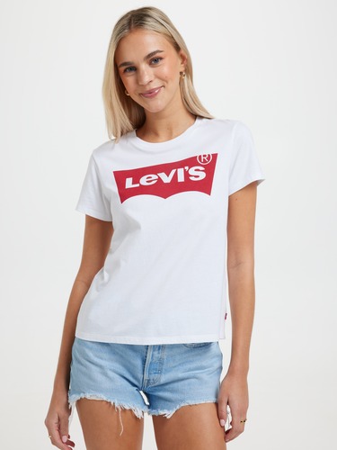 Perfect Batwing Tee In White                                                                                                    