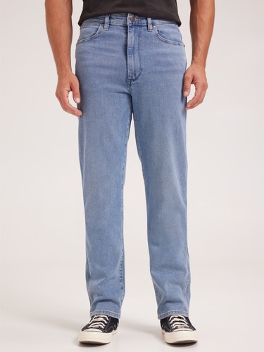 Straight Jean In Faded Stone                                                                                                    
