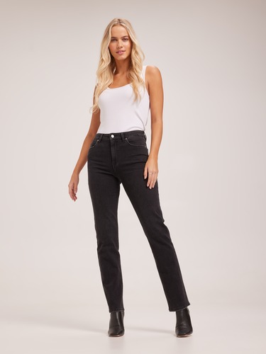 Originals High Rise Straight Jean                                                                                               