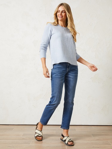 Originals High Rise Straight Jean                                                                                               