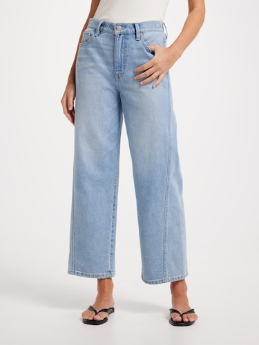 Originals High Rise Adjustable Waist Wide Ankle Jean                                                                            