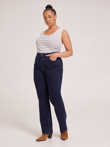 Curve Reformed High Rise Straight Jean                                                                                          