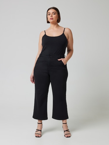 Curve Amaze High Rise Wide Leg Culotte                                                                                          