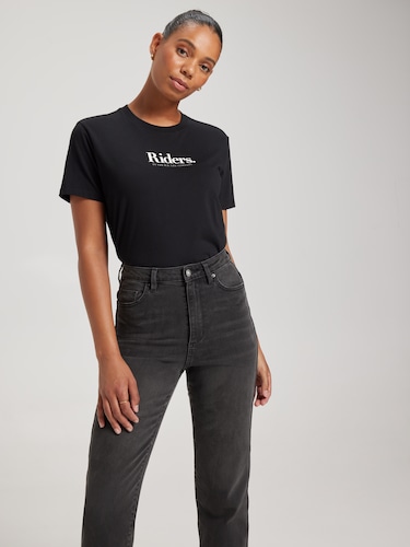 Mom Jean In Baxter Black                                                                                                        