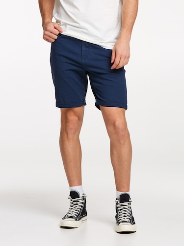 Canvas Short In Dark Ink                                                                                                        