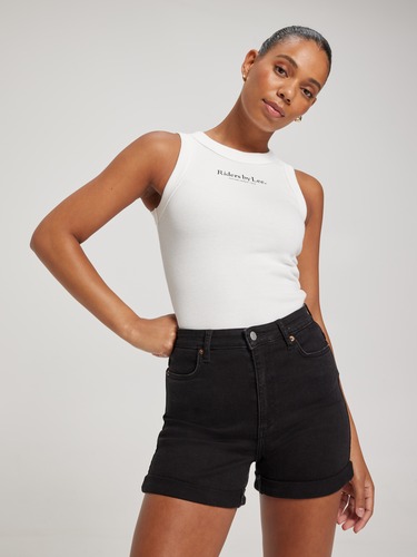 Girlfriend Short In Black Ash                                                                                                   