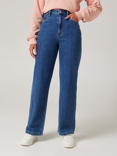 High Rise Wide Leg Jean In There For You                                                                                        