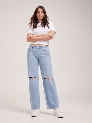 Low Vintage Baggy Jean In Sunset Vintage                                                                                        