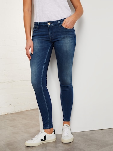 Power Skinny Low Rise Jean In Super Indigo Wash                                                                                 