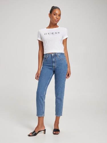 Mom Jean In Authentic Mid Wash                                                                                                  