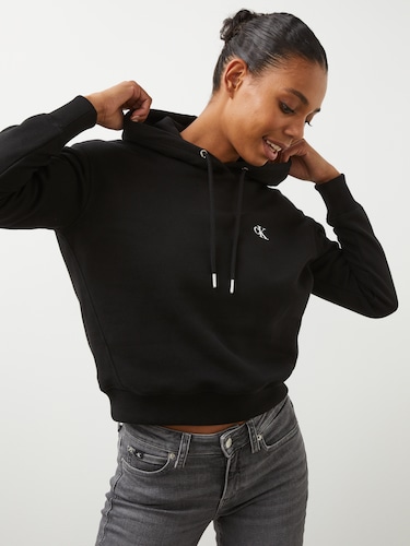 Embroidery Hoodie In Black                                                                                                      
