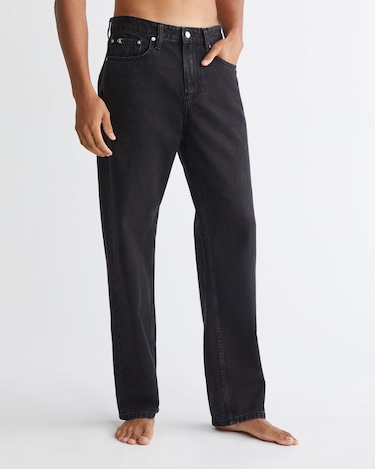90'S Straight Jean Denim Black                                                                                                  