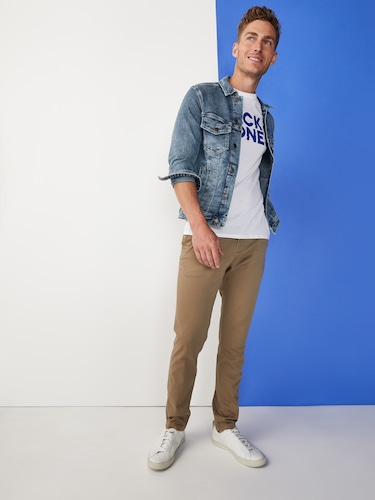Slim Marco Bowie Pant In Beige                                                                                                  