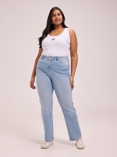 Curve Originals High Rise Straight Jean                                                                                         