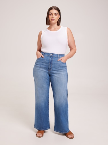 Curve Originals High Rise Relaxed Wide Leg Jean                                                                                 