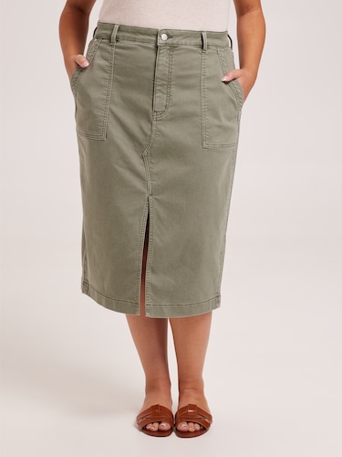 Curve Amaze Utility Midi Skirt                                                                                                  