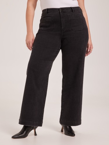 Curve Originals Sky High Wide Leg Jean                                                                                          