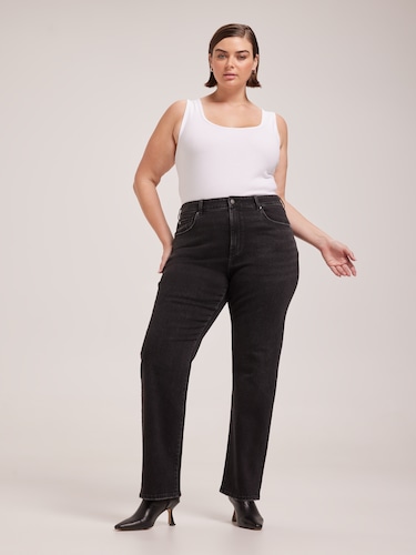 Curve Originals High Rise Straight Jean                                                                                         