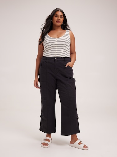 Curve Celia Straight Cargo Pant                                                                                                 