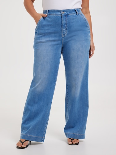 Curve Amaze High Rise Wide Leg Jean                                                                                             