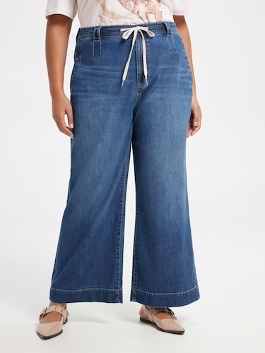 Curve Tie Waist Wide Ankle                                                                                                      