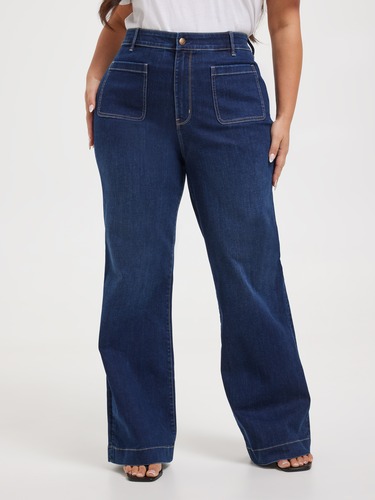 Curve Reformed High Rise Slim Wide Jean                                                                                         